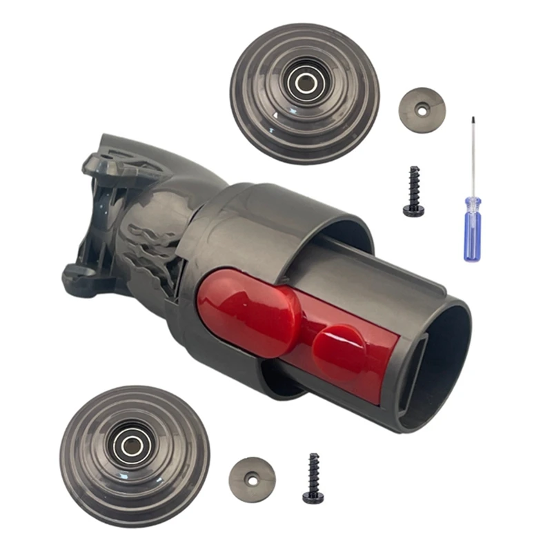 AT17 pour Dyson V7 V10 V11 V15 accessoires pour aspirateur 100W adaptateur de connecteur de tête d'aspiration à entraînement Direct + roue à billes en V