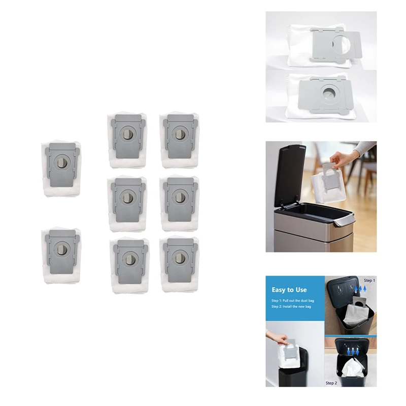Saco de pó reutilizável aspirador, Irobot Roomba I7 + I3 + I4 + I6 + S9