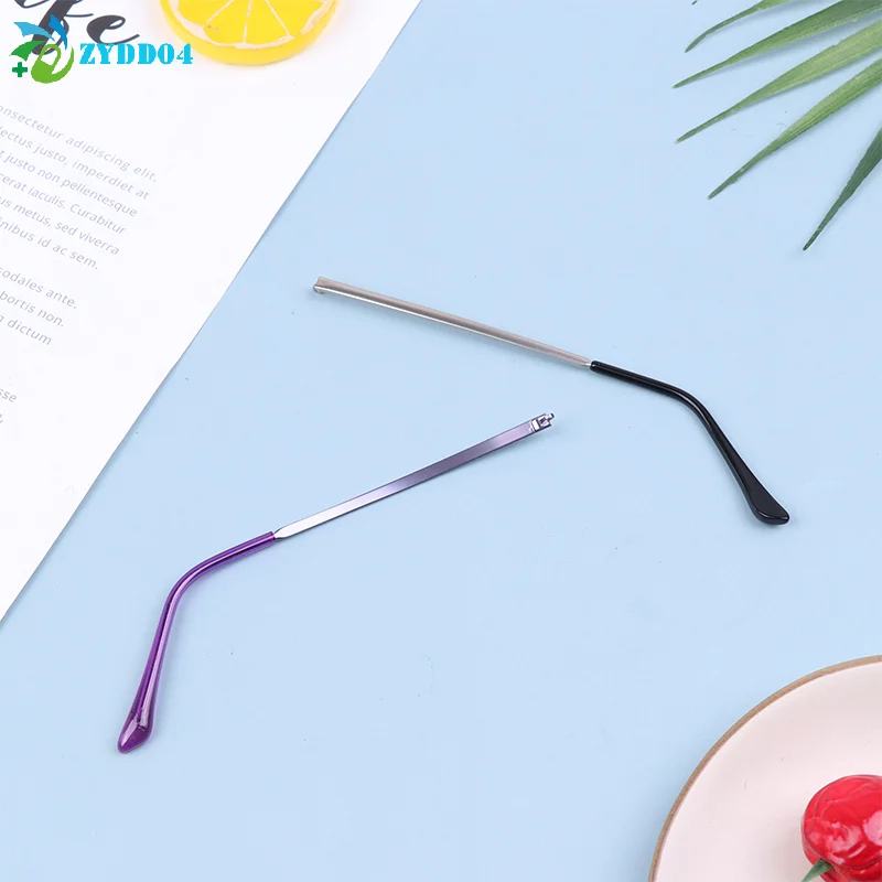 ● 1 زوج النظارات الشمسية المضادة للانزلاق أداة إصلاح عالمية النظارات الملحقات استبدال الساق نظارات الذراع إطار مشهد نظارات معدنية