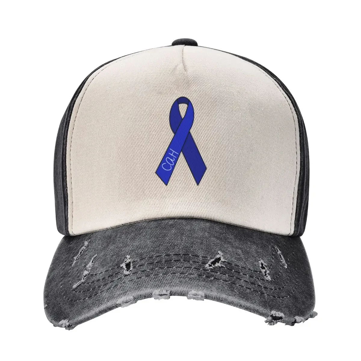 Congenital Adrenal Hyperplasia Awareness Ribbon Baseball Cap Hip Hop Trucker Cap Hood Big Size Hat Golf Men Women's