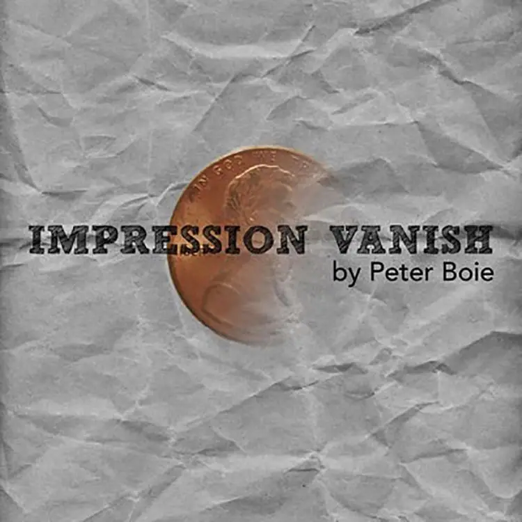 Impression Vanish by Peter Boie Close Up Magic Tricks Magia Magie Magicians Props Illusions Gimmicks