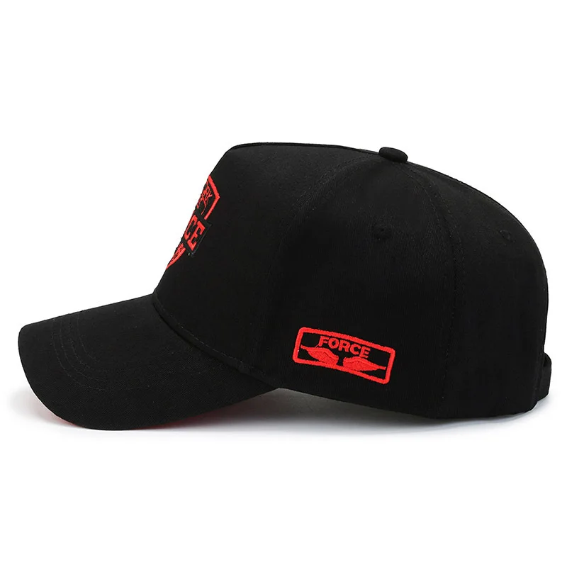 2022 Spring Autumn Men FORCE Letter Large Baseball Cap Women Summer Snapback Kpop Golf Hat Male For Sports Breathable Extra C24