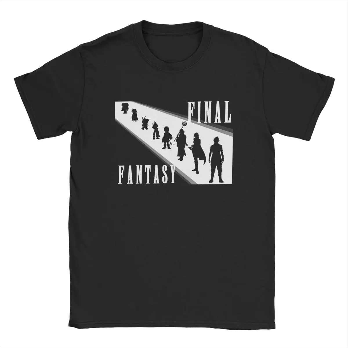 Final Fantasy History yuna tidus ffx noctis 100% Cotton Clothes Short Sleeve Round Neck Tee Shirt Birthday Present T-Shirts