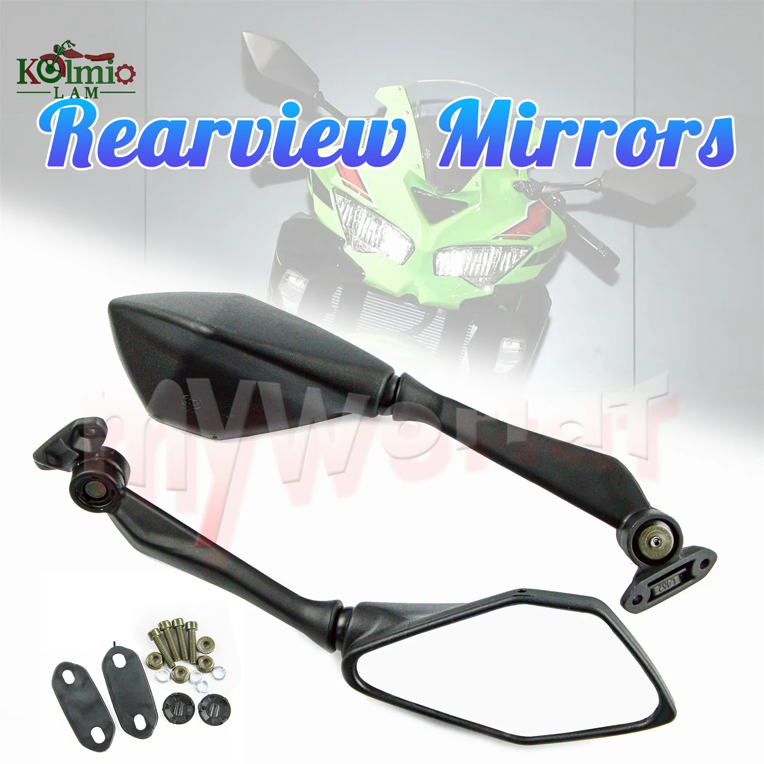 Fit For Kawasaki Ninja ZX4R ZX4RR ZX25R 2021 - 2025 Motorcycle Rearview Mirrors ZX-4R ZX-4RR ZX-25R