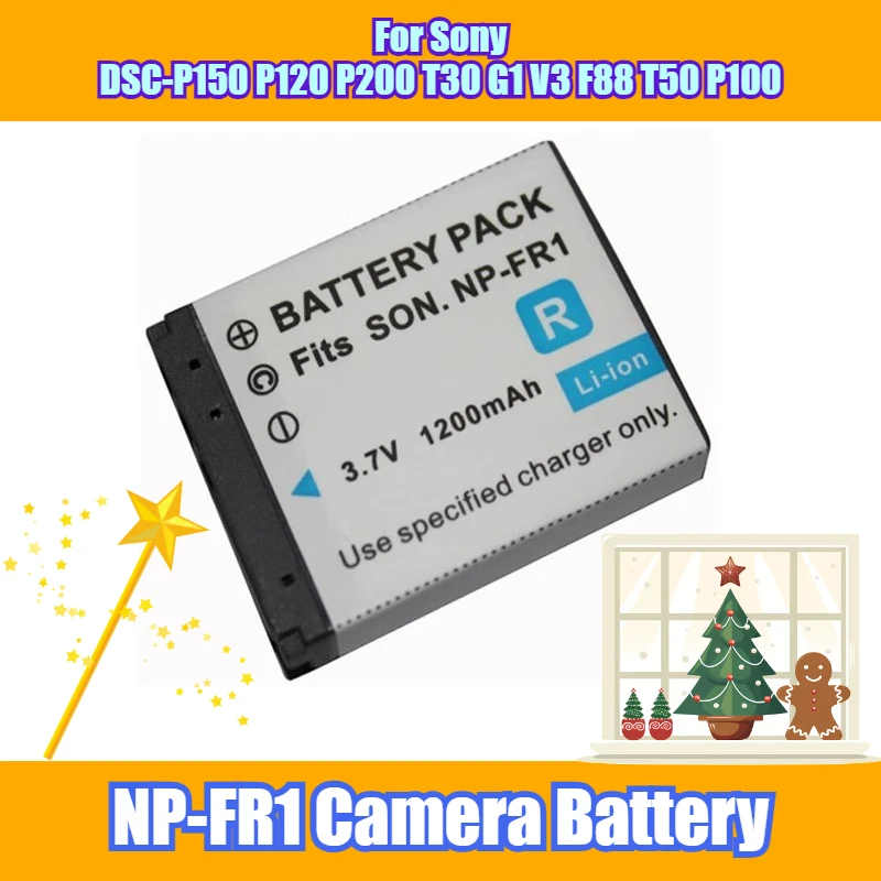 

NP-FR1 Camera Battery 3.7V 1200mAh for Sony DSC-P150 P120 P200 T30 G1 V3 F88 T50 P100