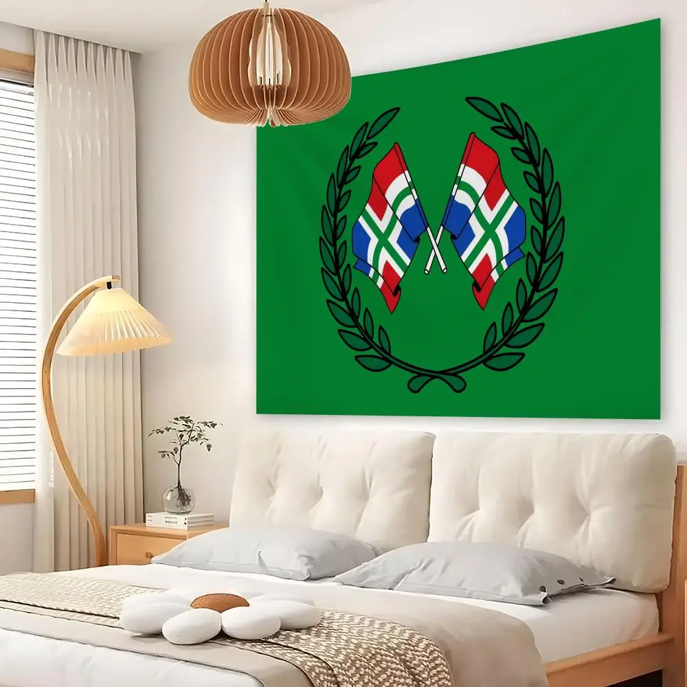 Netherlands Groningen Tapestry Custom Home Living Room Bedroom Wall Decor Wallpaper Backdrop Cloth With Clips