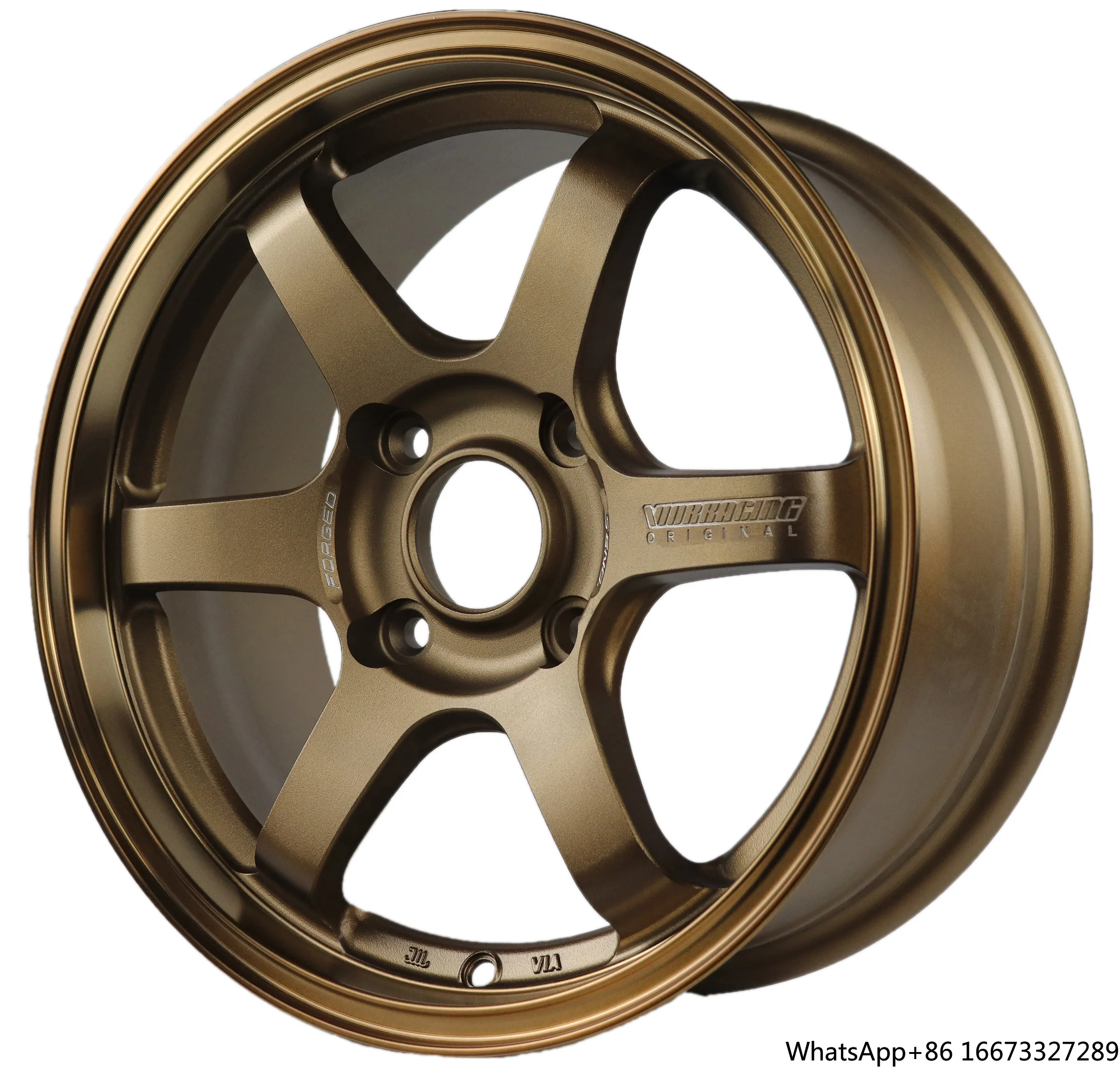 FBX011 15-Inch  Aluminum Alloy Wheel Rim Classic Appearance with Spokes Design for Various Car Modifications