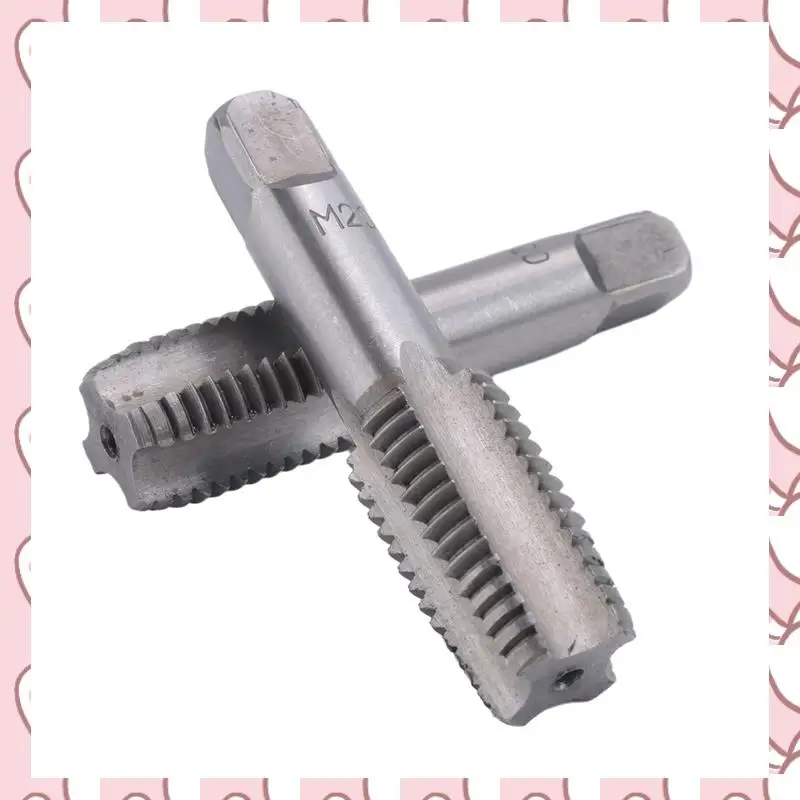 

HHTL 2 Pairs Of Bearing Steel Self-Tapping Drill Bit Hand Tool Thread Metric Taps M20X2.5Mm Durable
