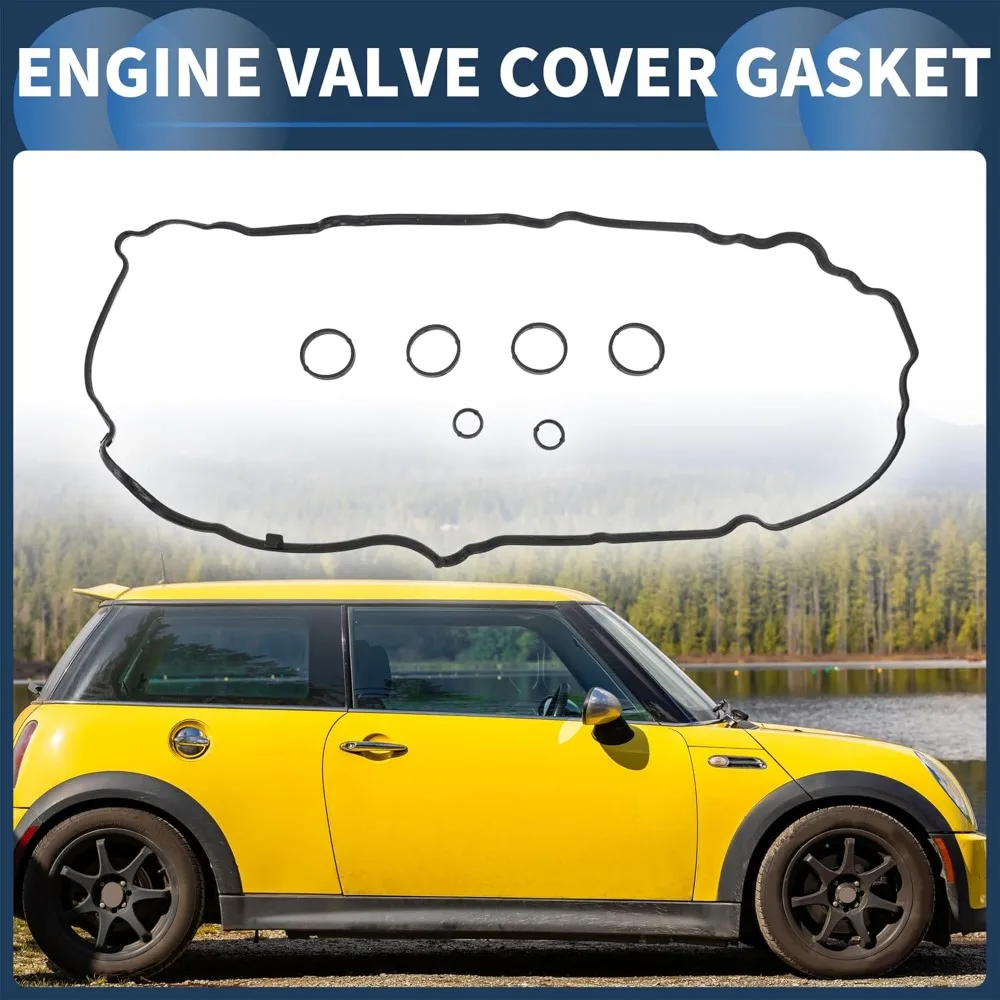 

Engine Valve Cover Gasket Compatible with Mini Cooper 2007-2015, Cooper Countryman 2011-2016, Cooper Paceman 2013-2016, 1.6L
