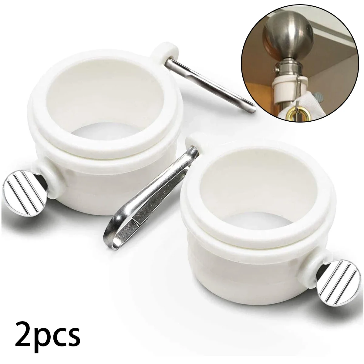 2 teile/los Fahnenmast Fahnenmast Rotierenden Ringe Clip Anti Wrap Tülle Montage Ringe Kit Fit 1 "Dia Fahnenmast montage Ringe WERKZEUG