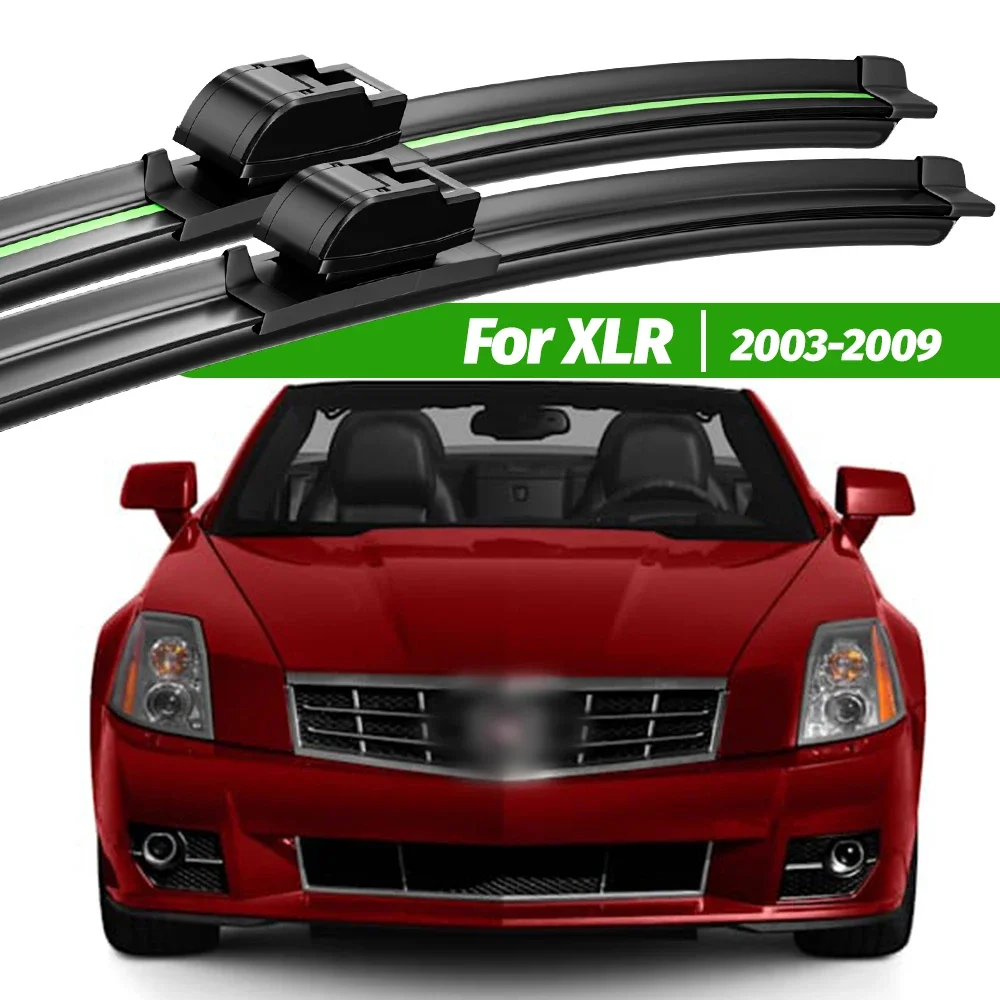 

For Cadillac XLR 2003-2009 2pcs Front Windshield Wiper Blades 2004 2005 2006 2007 2008 Windscreen Window Accessories