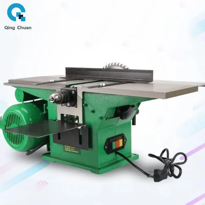 

3 In 1 2.2KW Electric Multi-Function Woodworking Planing Small Saw Table Drill Body Cutting Machine Planer