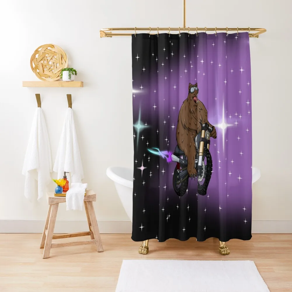

Space Bear Shower Curtain Shower For Bathrooms Window Shower Set Bathroom And Curtain