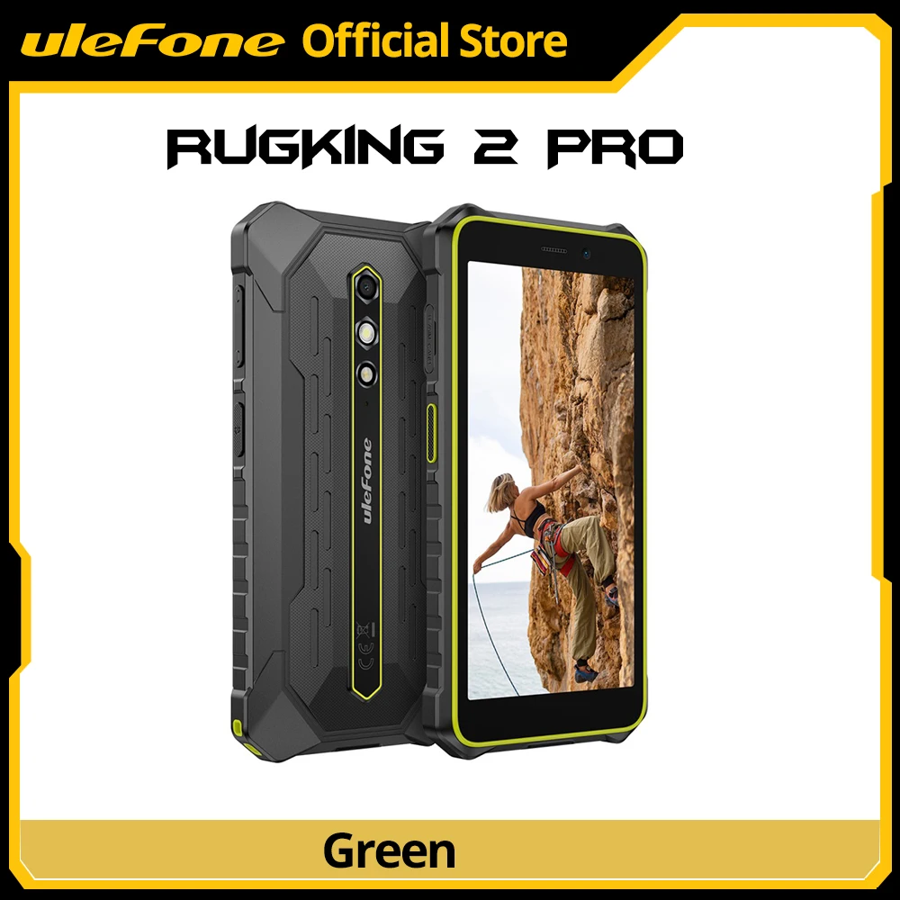 【Wereldpremière】Ulefone RugKing 2 Pro AI robuuste telefoon Android 15 4G 128GB ROM waterdichte smartphone NFC 5,45" 4G Global 4550mAh - afbeelding 1