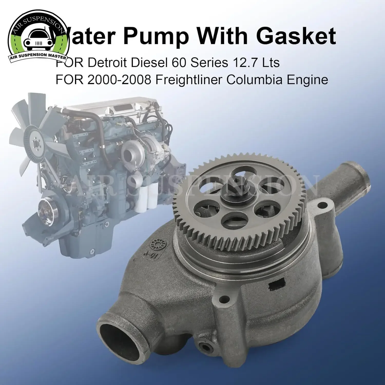 23505895,23518215,23526039 Water Pump For 12.7L 12L S60 Detroit Diesel Engine 2000-2008 Freine Columbia Engine