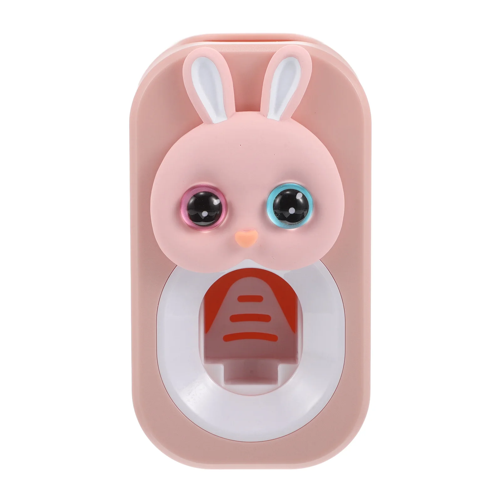 

Toothpaste Squeezer Cartoon Rabbit Kids Pink Wall Mounted Space Saving Tool Plastic Dispenser Bathroom Supply Oral Care