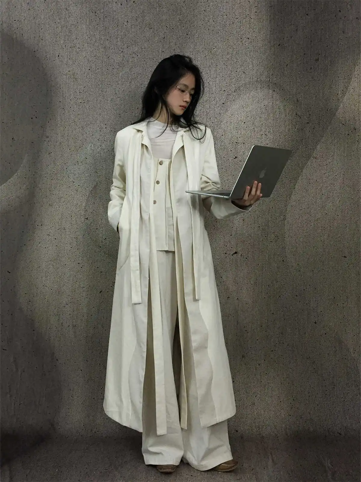 

u Wang Long Cotton Double Layer oulder Padded Long Jaet Straight ain Color Blo Faionable Women's Autumn Coat