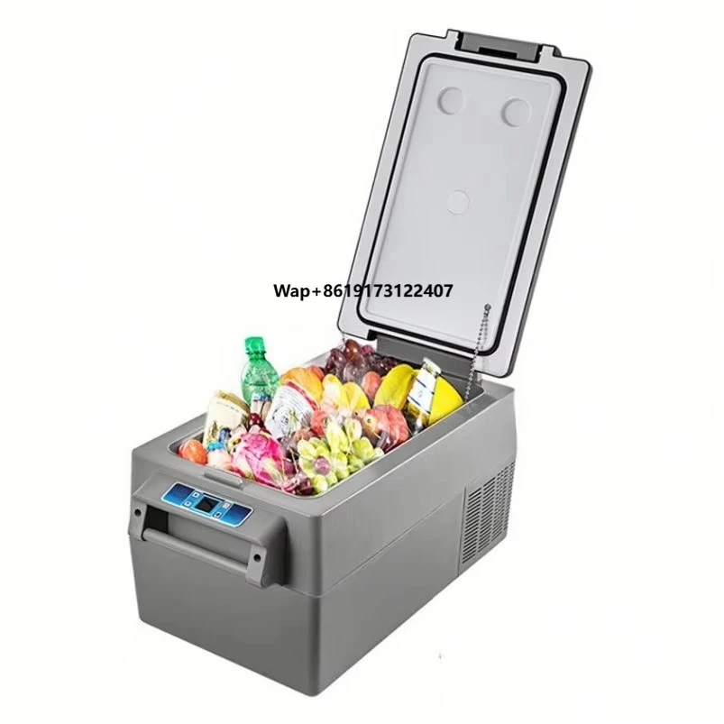 

1.23Cuft Compressor Portable Small Refrigerator Mini Cooler Freezer Home and Car Refrigerator Vehicular Fridge