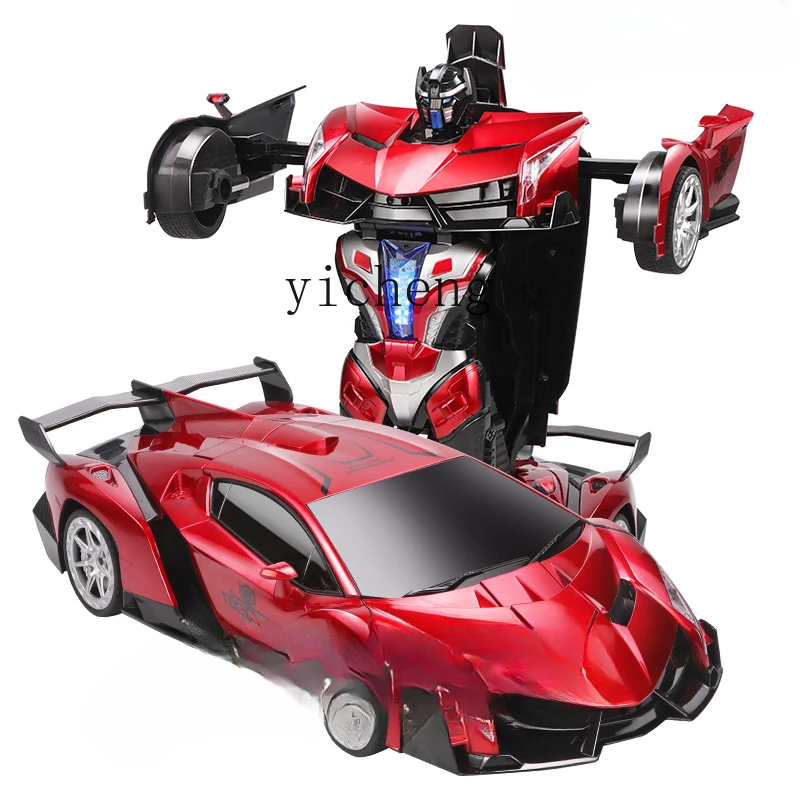 

Tqh Gesture Induction Deformation Remote-Control Automobile Charging Drift Racing Car Diamond Robot Children's Toy Car Gift