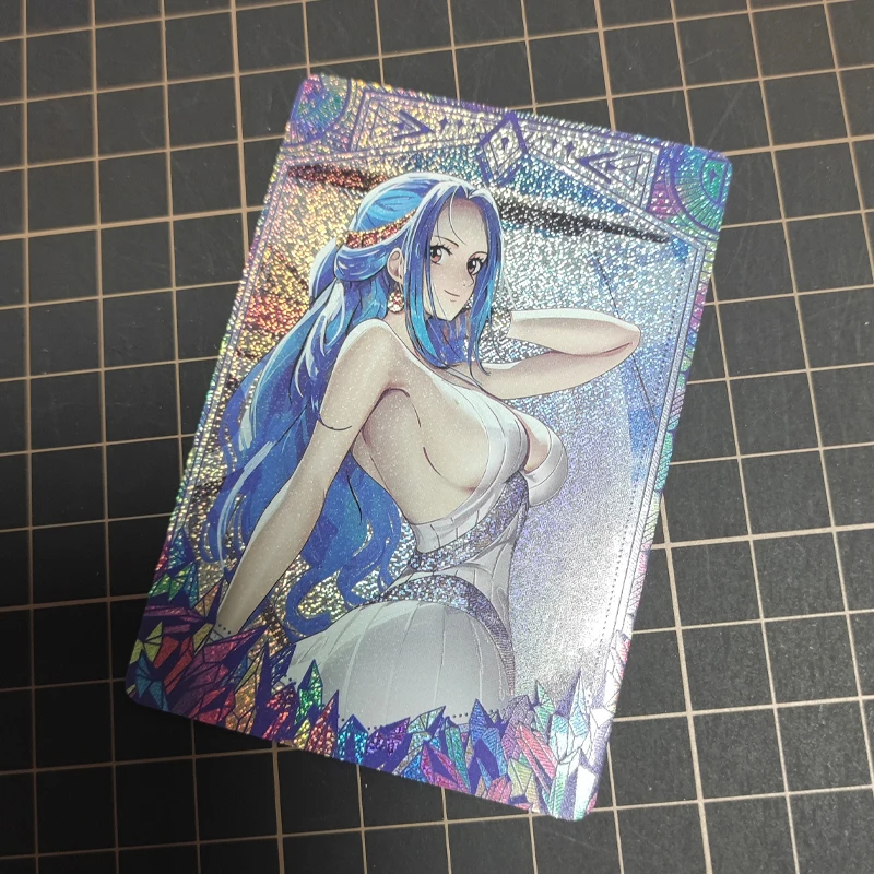 One Piece Collectible Cards Boys Games Toys Table Games Birthday Gifts DIY Anime Boa Hancock Nami Nico Robin Premium Flash Card