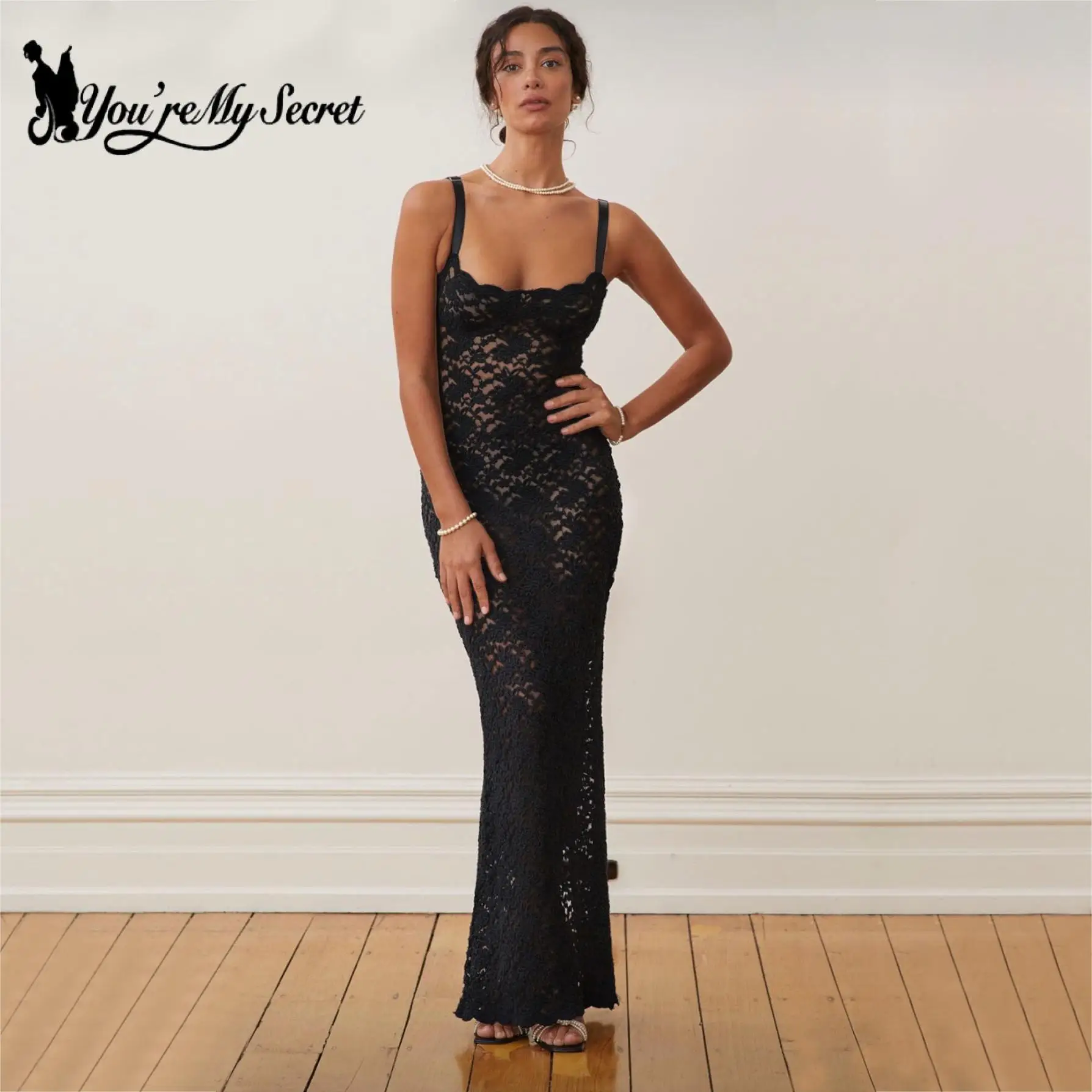 Robe débardeur en dentelle pour femmes, Sexy, amincissante, asymétrique épaule dénudée, sans bretelles, sans manches, robe d'été moulante, coupe cintrée