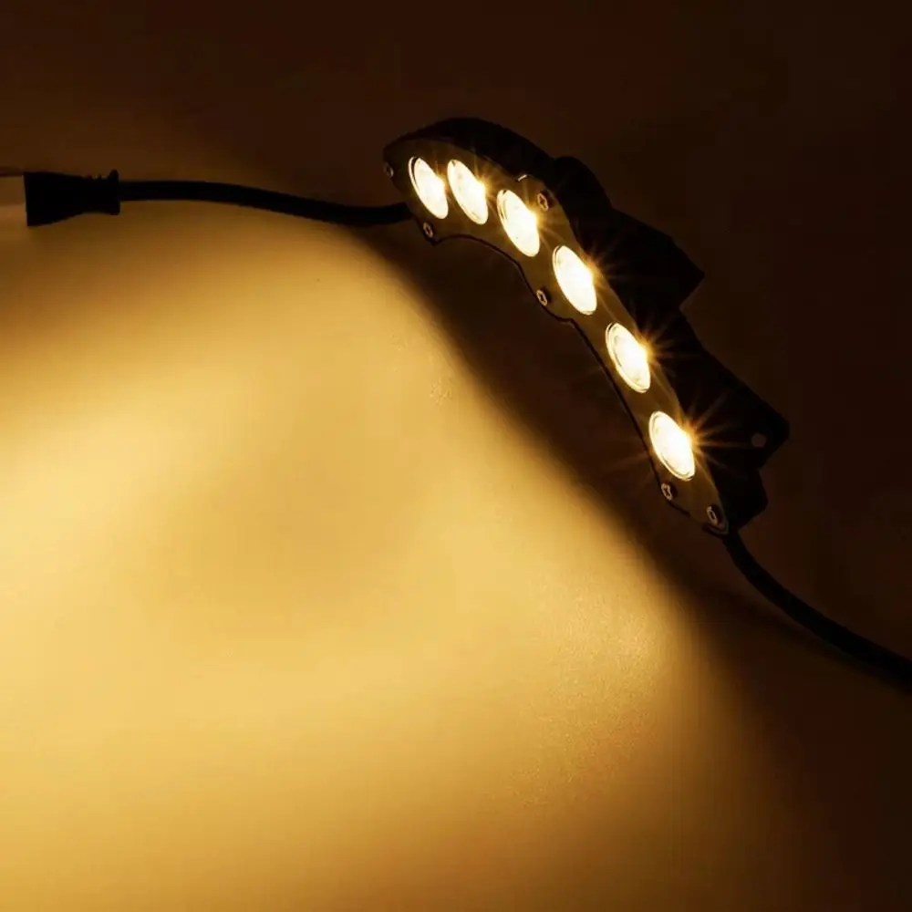 

Водонепроницаемый светодиодный гофрированный светильник, древнее здание, павильон, крыша, плитка, вогнутый светильник, прочный, высокая яркость