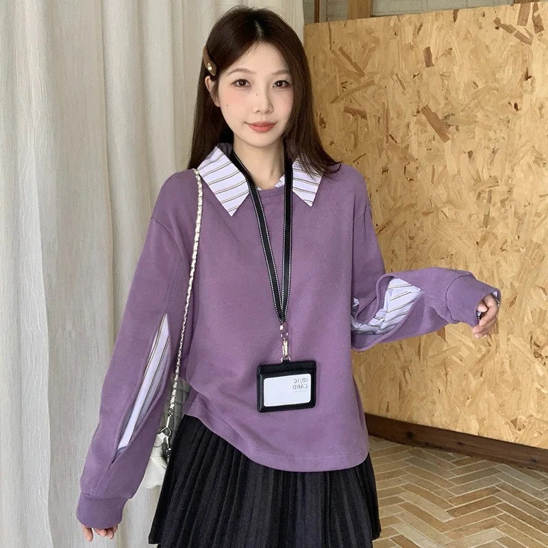 

Горячая осень и зима Kawaii модный свитер с героями мультфильмов для отдыха женская одежда топы студенческая внутренняя одежда с длинными рукавами новый стиль