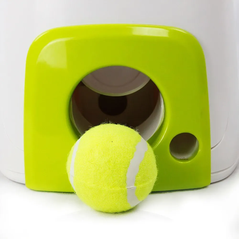 

ALL FOR PAWS Tennis Ball Machine Fetch and Treat Food Reward Interactive Dog Toy Feeder Machine to Dog Puppy Pet