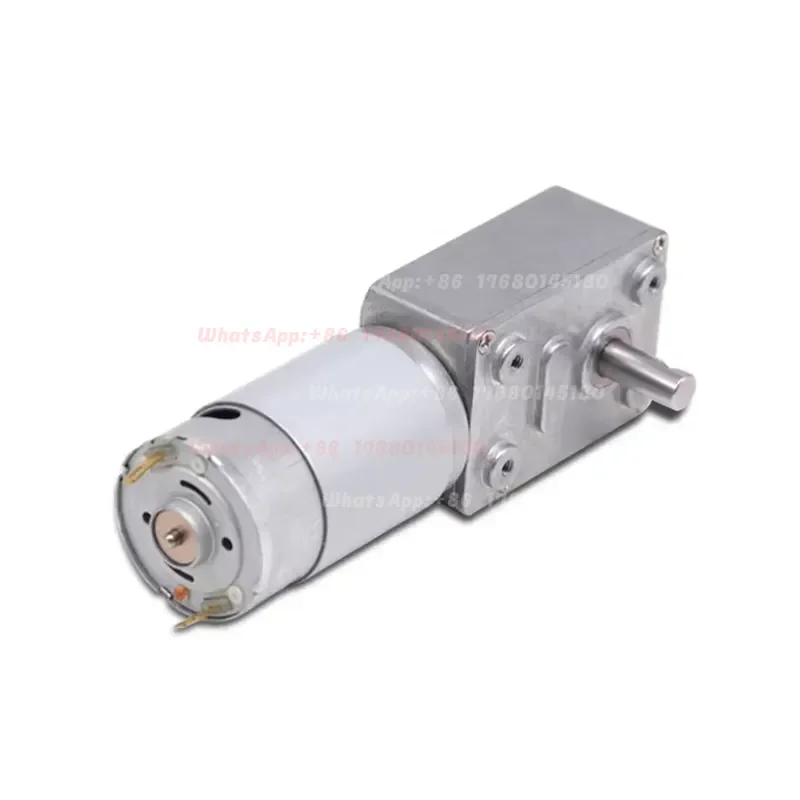 3246WG395 Brushed DC Worm‑Gear Reducer Motor, 12V‑24V‑36V Micro Gear Drive Motor for Automation & Home Appliance