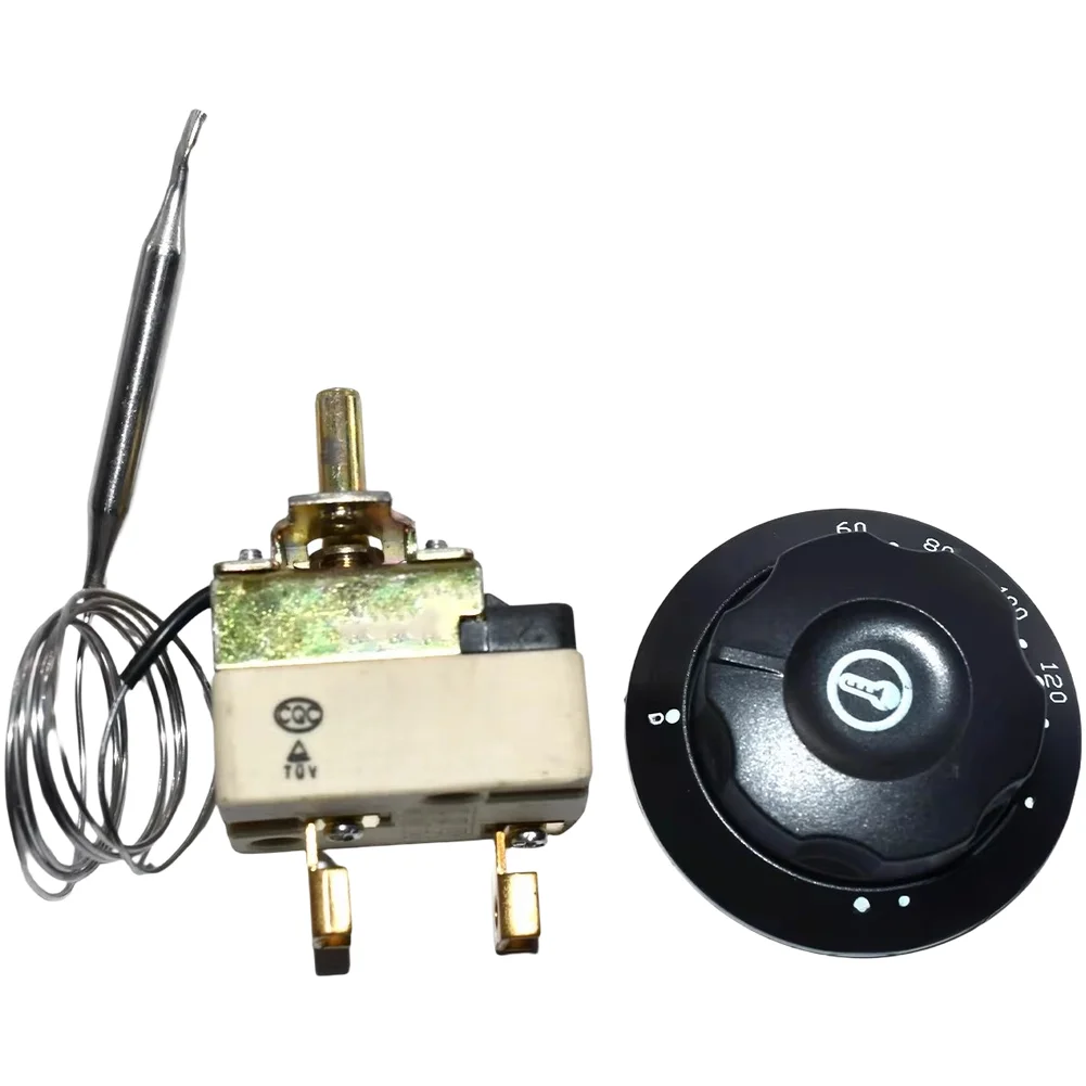 Rotary Control Switch Electric Oven Thermostat 25a Current Rating 220v Ac Power Thermal Cutoff Safety Precise Adjustment