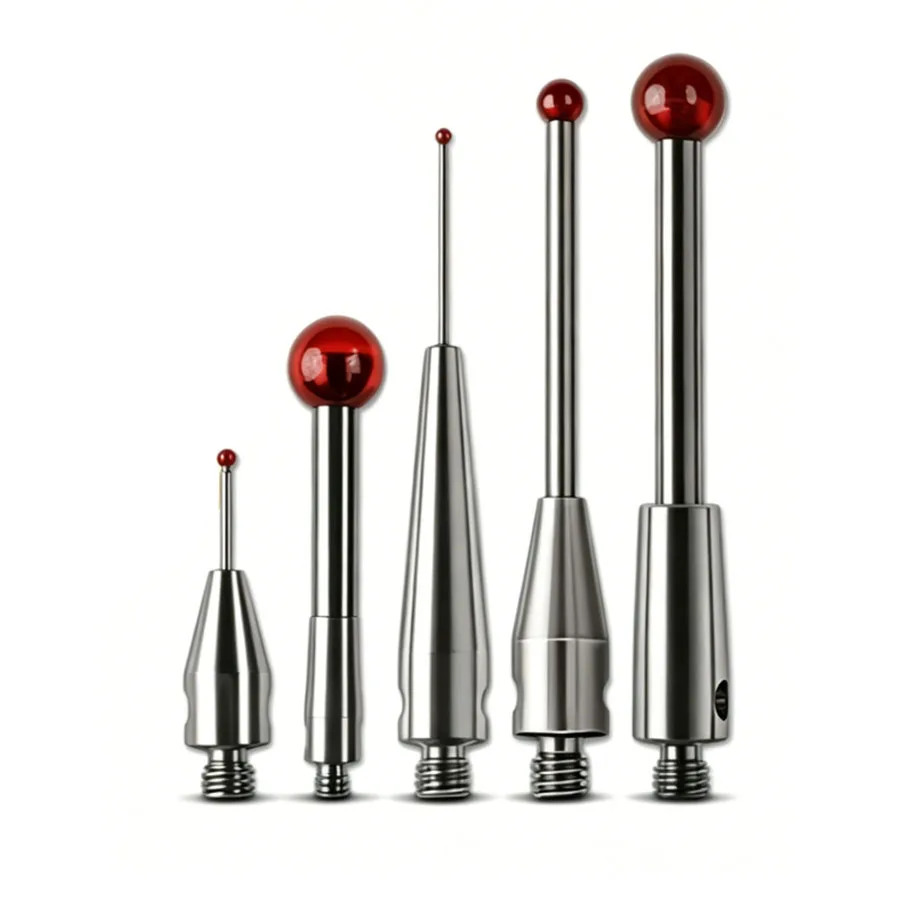 Three coordinate measuring needle, three-dimensional tungsten steel rod probe, Renishaw probe accessories, ruby M2M3