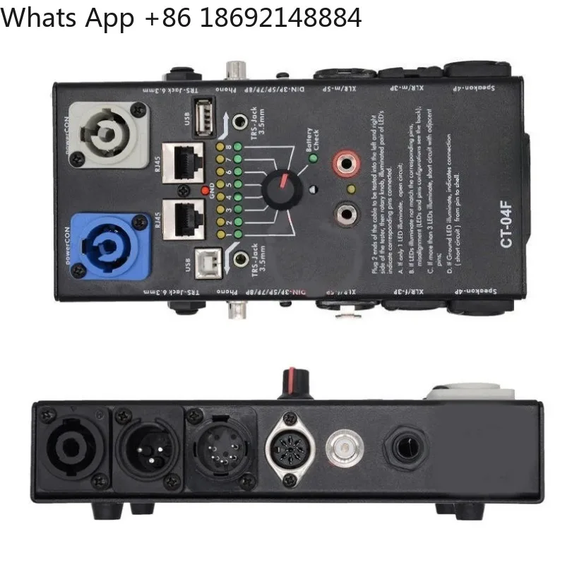 CT-20 Multifunctional Comprehensive Cable Tester HDMI Xanon Audio Network Cable Tester