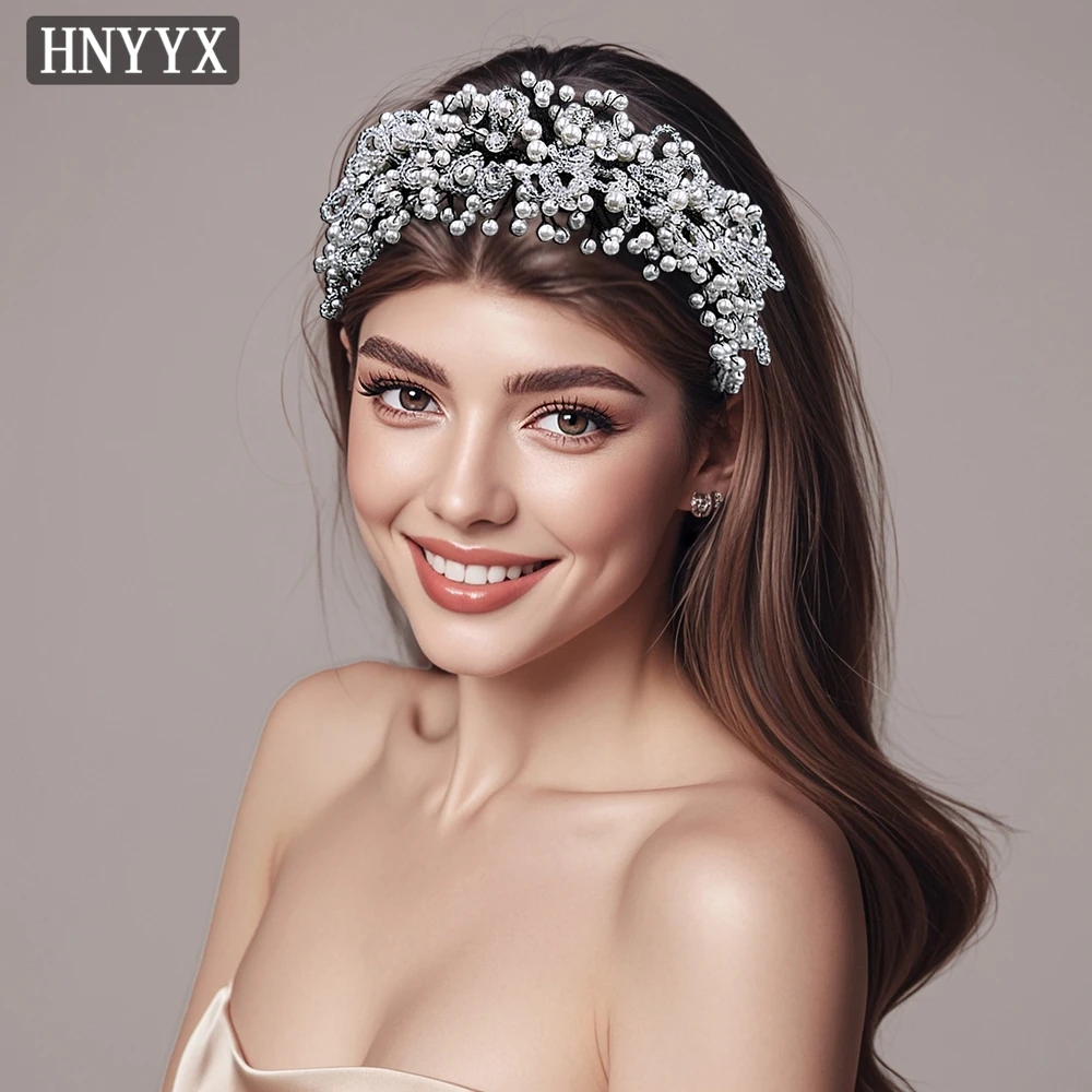 

YouLaPan Vintage Bride Wedding Handmade Beaded Headband Fashionable Dazzling Diamond Ladies Charm Banquet Ball Party YXA87