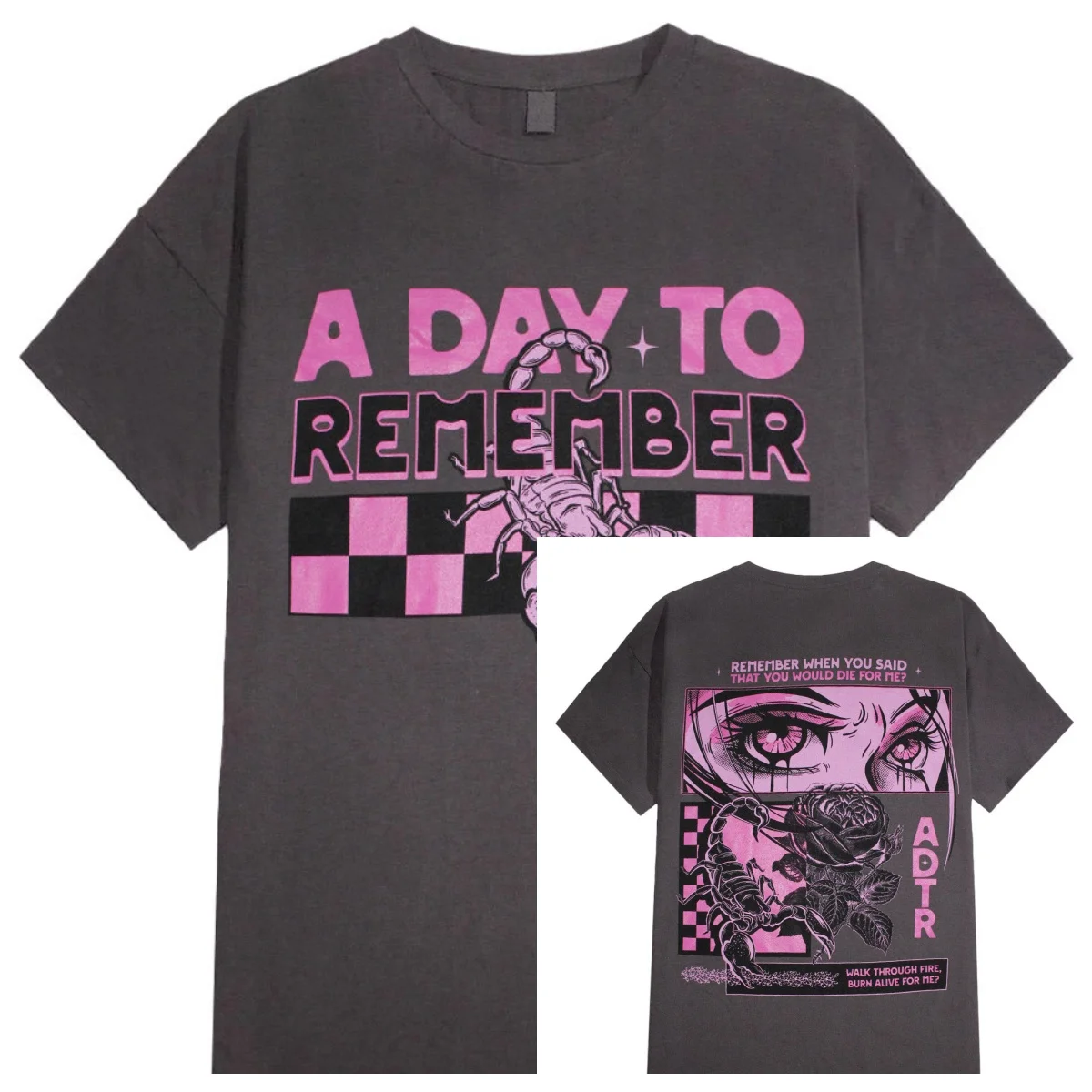 Top A Day To Remember Cotton Band Shirt Unisex Summer Short Sleeve Fashion Brand Tee Luxury Casual Vintage