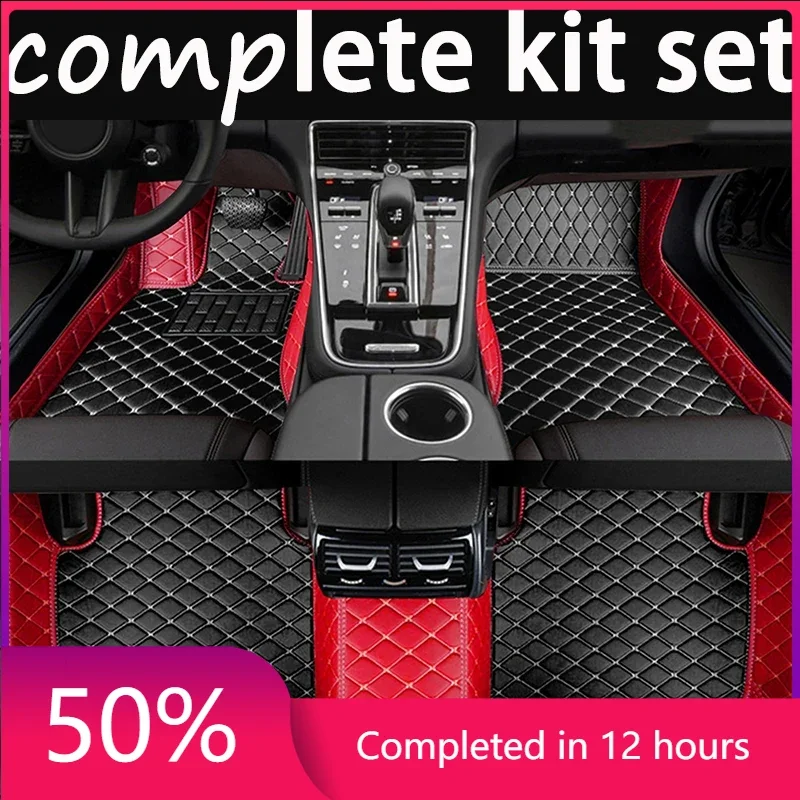 Custom Leather Car Floor Mats For HONDA Shuttle 2014-2018 set Automobile Carpet Rugs Foot Pads