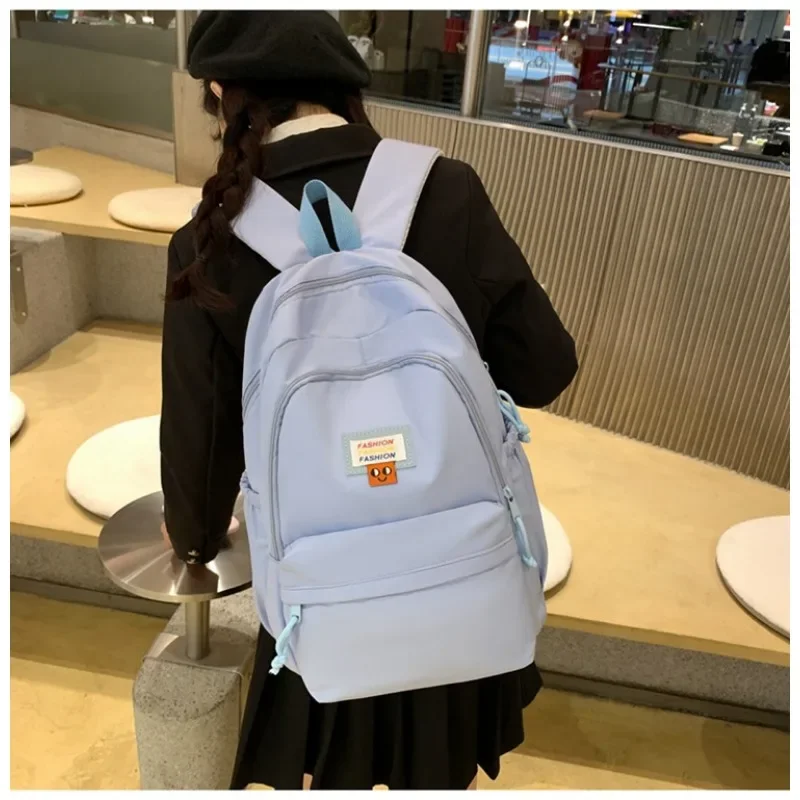 Japanese Style Schoolbag Large Capacity Cute Primary School Students High School Backpack Spine Almond Cake Backpack High Value