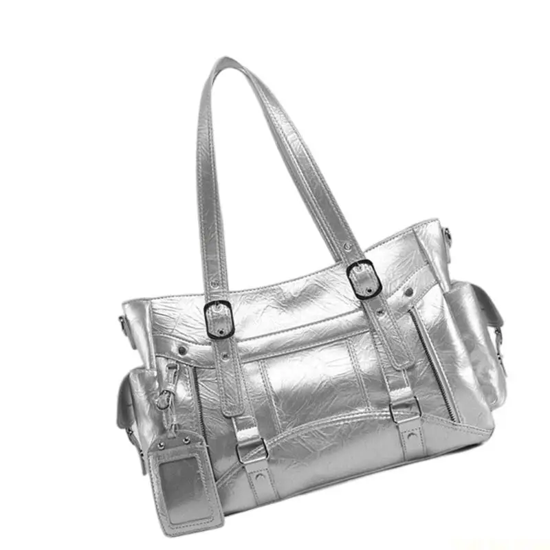 

X90D PU Leather Shoulder Bag With Adjustable Strap Construction Spacious Interior Crossbody Bags For Casual Or Prom Outfits