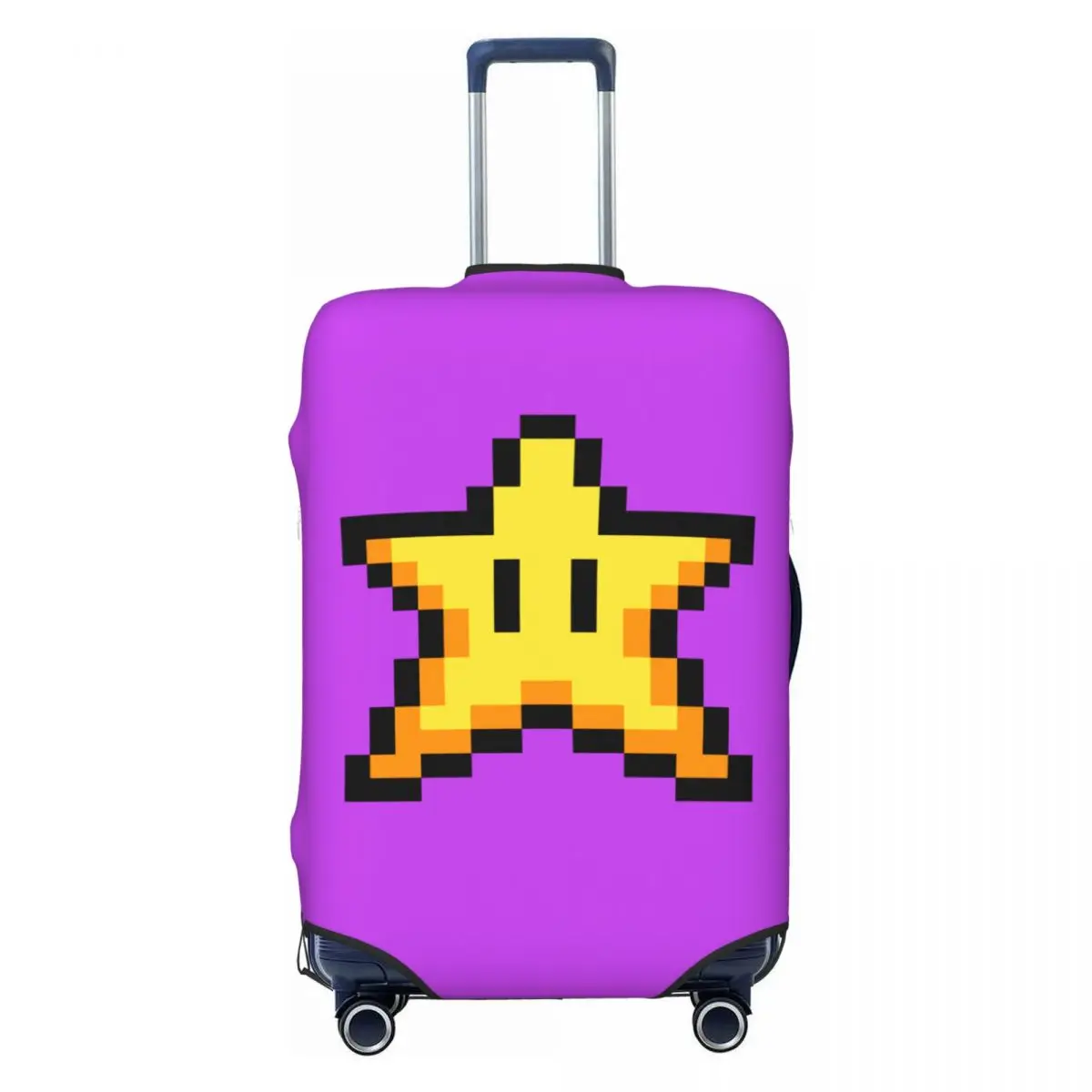 

Custom Hot Game Marios Star Travel Luggage Cover Dust Proof Suitcase Cover Protector Fit 18-32 Inch