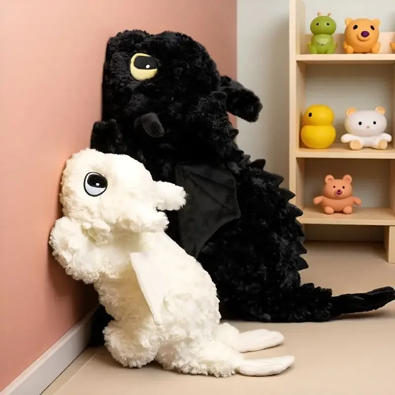 Adorable petit Dragon poupée en peluche sans dents, jouet de Simulation de dessin animé, canapé-lit, coussin, cadeau de noël et d'anniversaire pour enfants