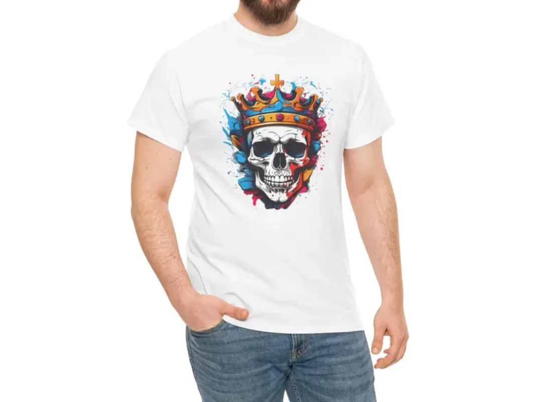 

Летняя хитовая футболка с креативным принтом черепа, хлопковая, с коротким рукавом, для детей и взрослых, больших размеров, модная повседневная толстовка