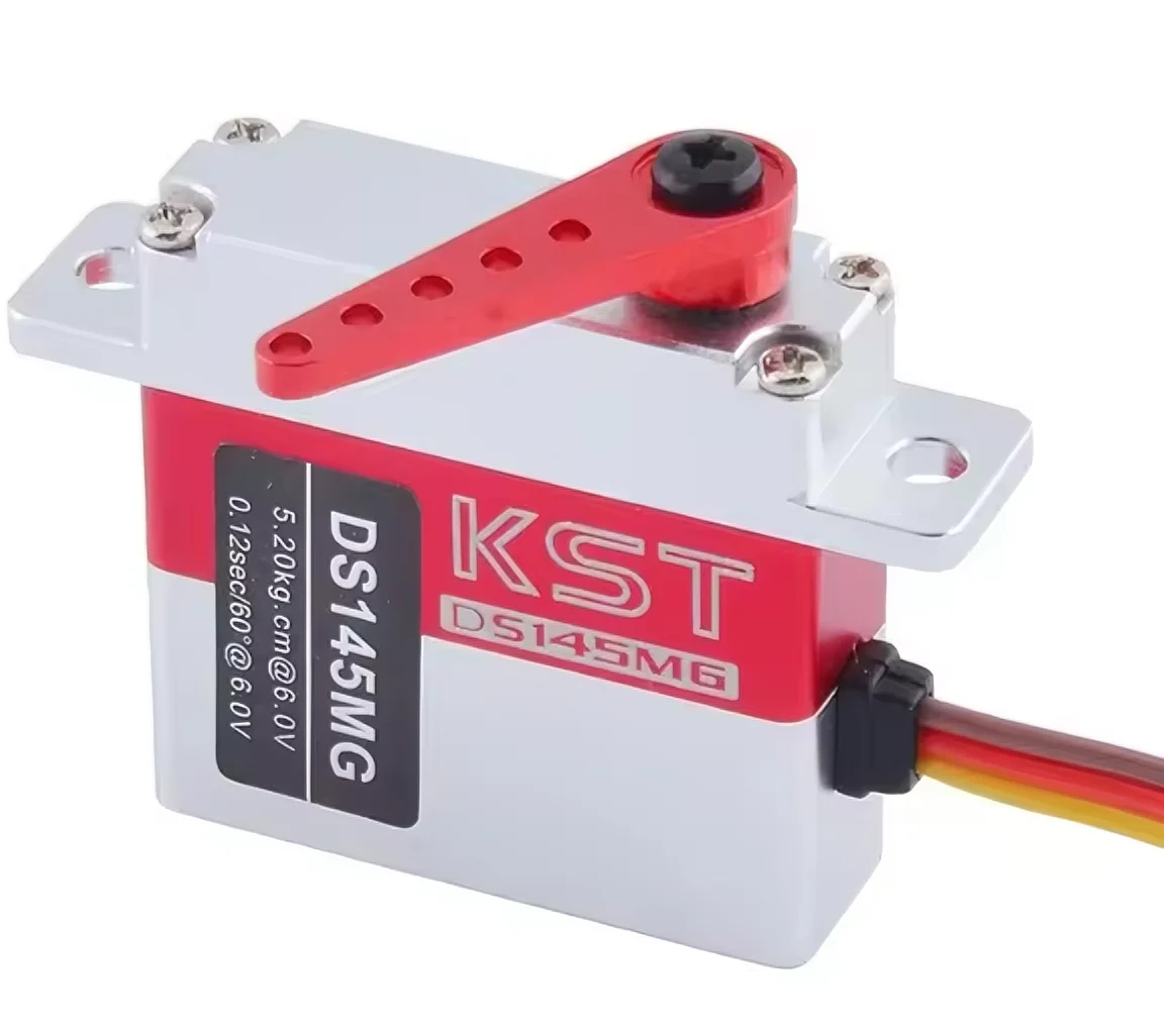 

KST DS145MG 6V High Precision Metal Gear Digital Servo 5kg 0.12 SEC for Wing Glider UAV Car Robot Arm Boat Helicopter 1 Piece