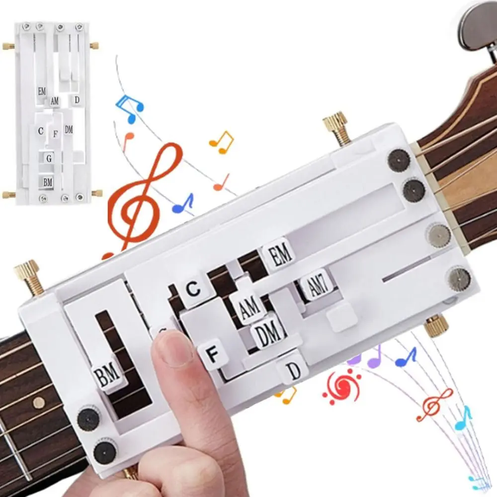 Creativity Guitar Aid Guitar Chord Presser Chords Learning Tools Portable Guitar Chord Helper Guitar Aid Chords Trainer Beginner