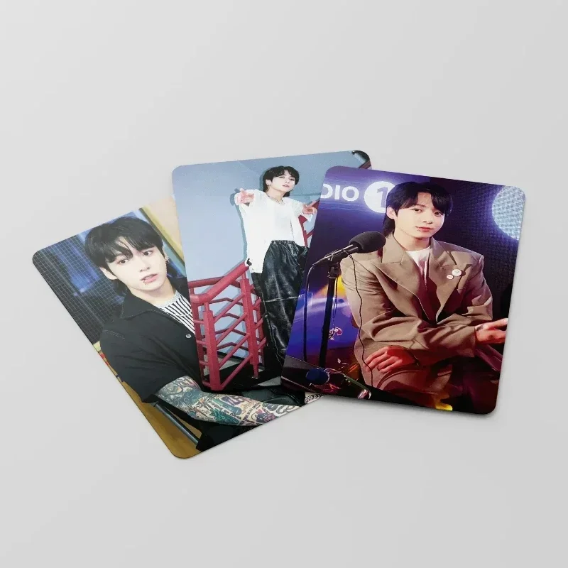 55Pcs/Set Kpop Idol JungKook Cards Photocard New Album Seven Postcard Fans Collection Gift