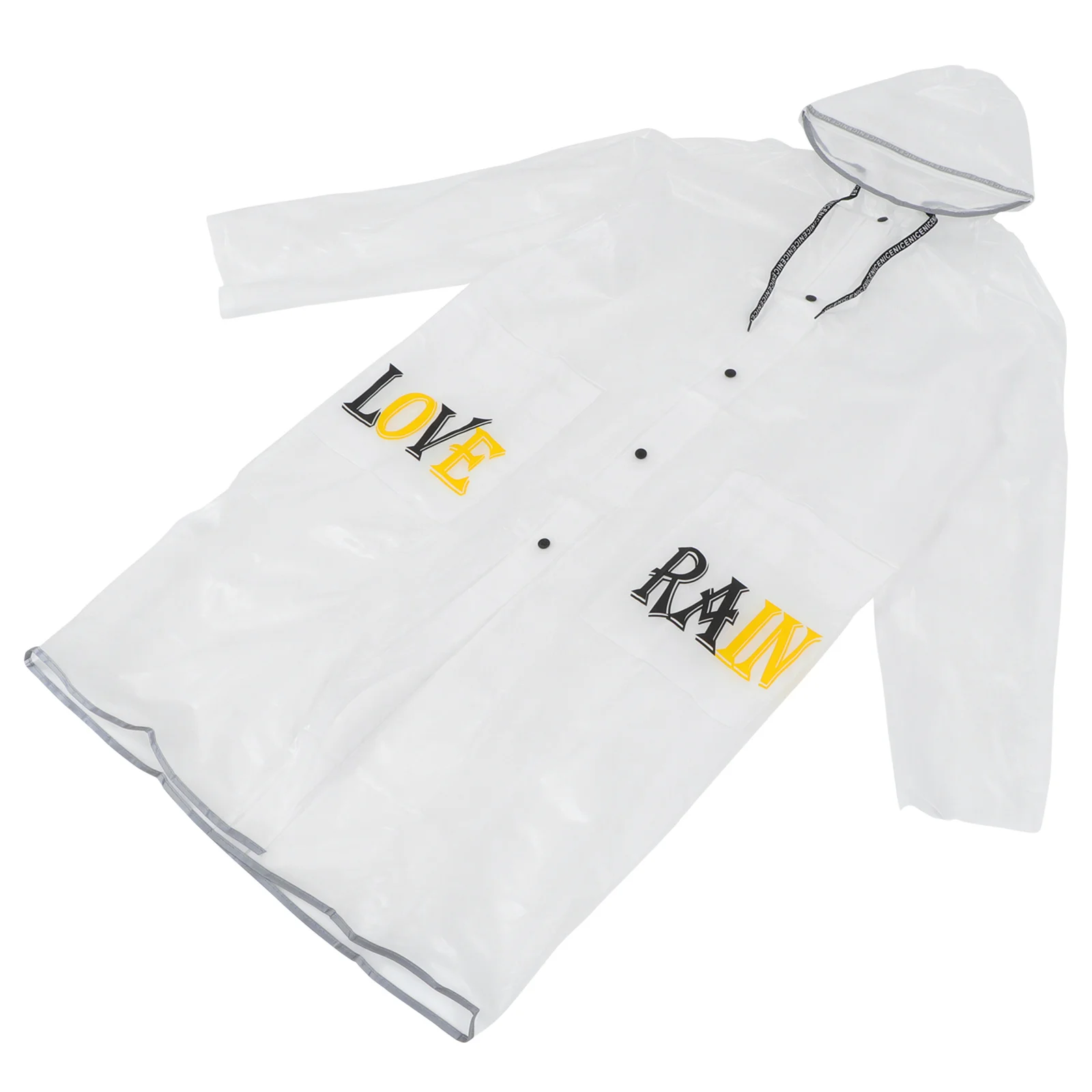 

Long Raincoat Unisex EVA Waterproof Lightweight Outdoor Gear Adult Poncho Most Travel Hiking Emergency