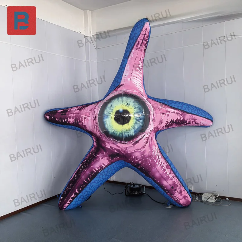 

Надувная морская звезда с насосом, декорации для сцены в морском стиле, надувные модели морских животных