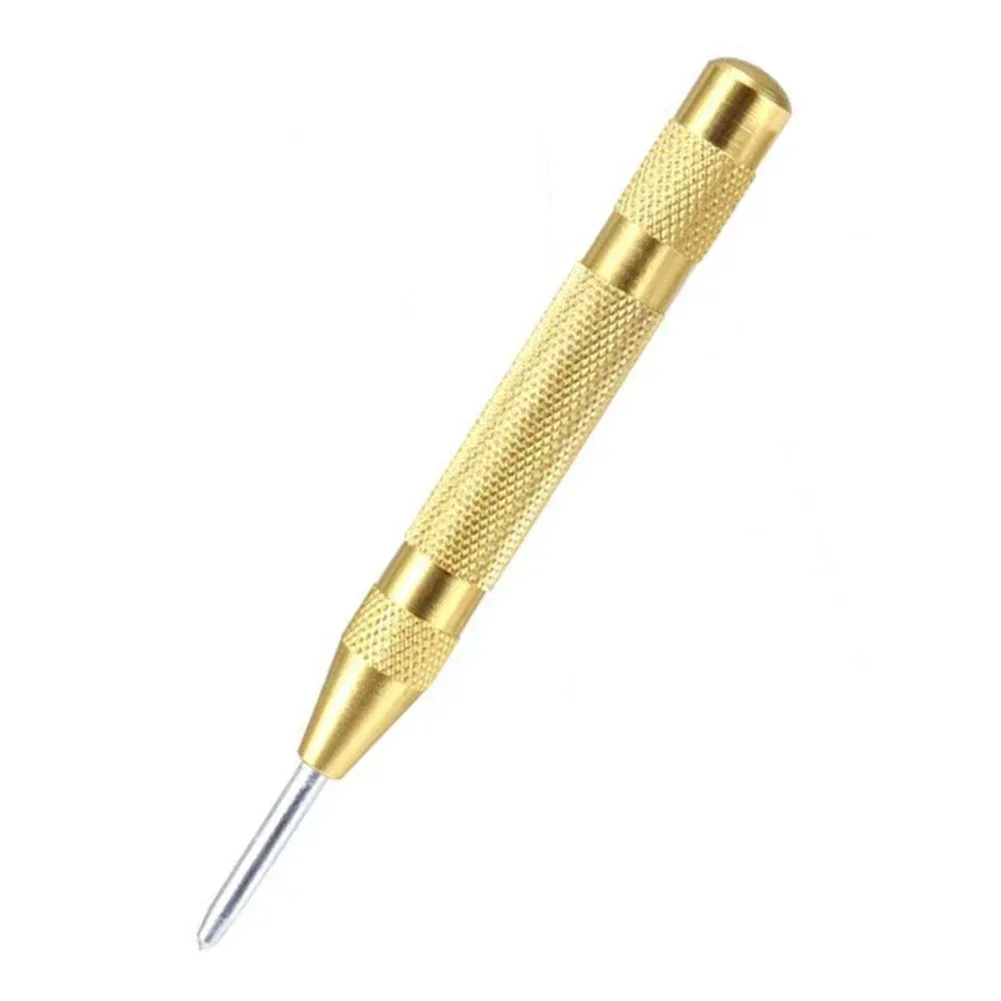 1pc Automatic Center Pin Punch Spring Marking Holes Tool HSS Centre Punch Dot Punch  Drilling Marking  For Metal/Glass/Wood