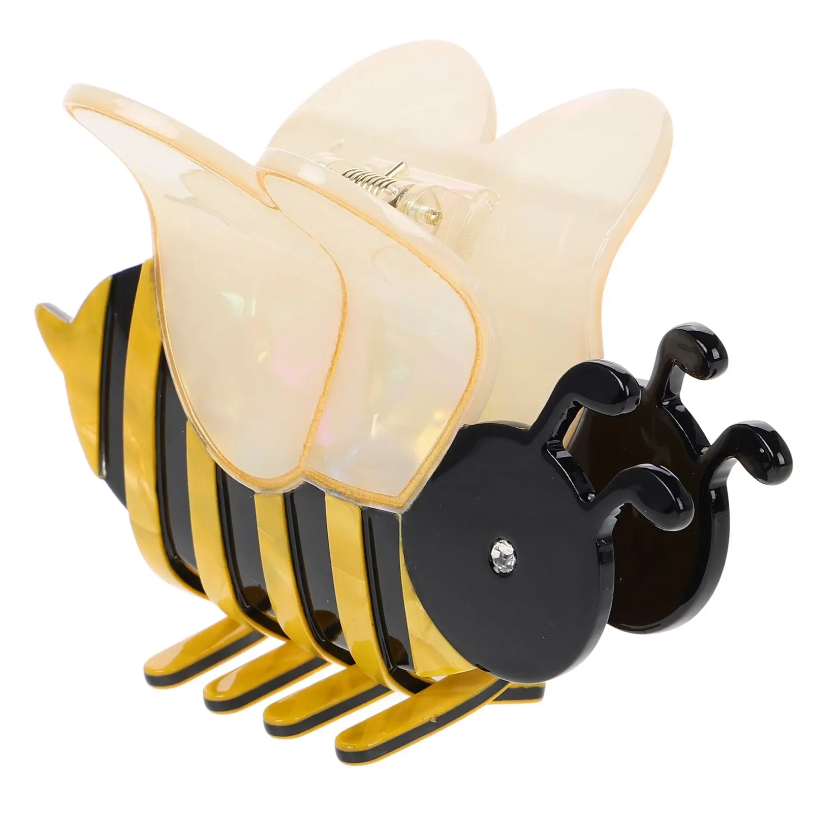 Cartoon Hairpin Claw Clips Thick Hair Banana Bee Accessories Honeybee Design Hair Clip Fun Animal Clips