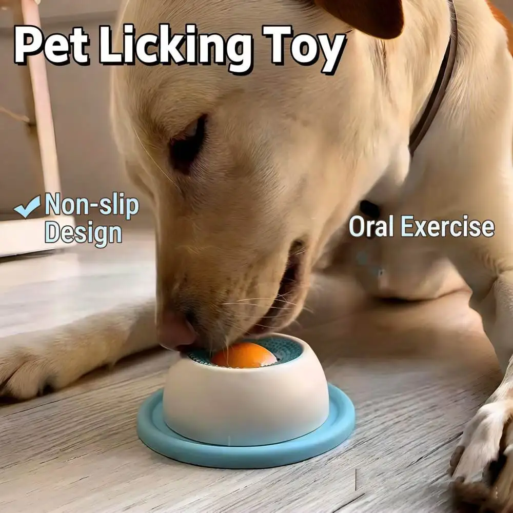 Dog Lick Mat For Anxiety Relief Cat Feeding Pad Slow Food Dispenser Interactive Pet Toy Healthy Digestion Tool