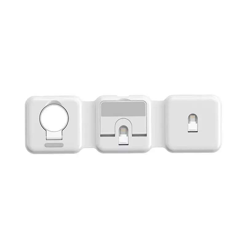 ZECAA 3 In 1 Foldable Magnetic Fast Charging Wireless Charger Stand For iPhone Air Pods Apple Watch Wireless Charger Pad