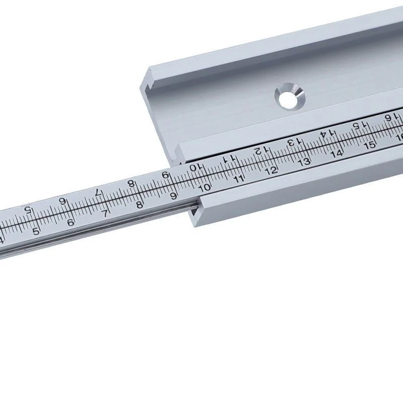 Breite 45 mm Holzbearbeitung DIY Werkzeug Aluminiumlegierung Gehrungsschiene Holzbearbeitung T-Schiene T-Nut für Tischkreissäge Router Tisch – Detail 5